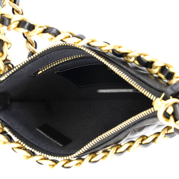 Chanel Cc Chain Around Hobo Quilted #223608C38B - Picture 5 of 8